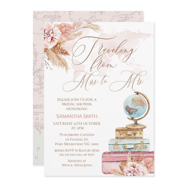 Boho Floral Traveling Miss to Mrs