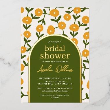 Boho Flowers  Foil
