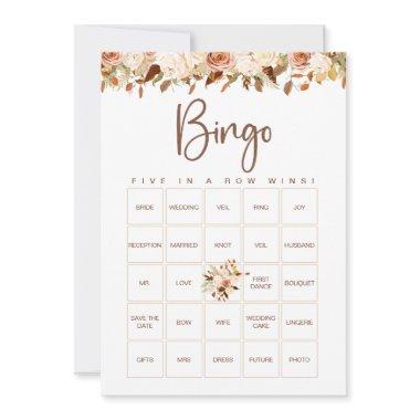 Boho Flowers Fall  Bingo Game