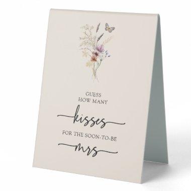 Boho Kisses Table Sign