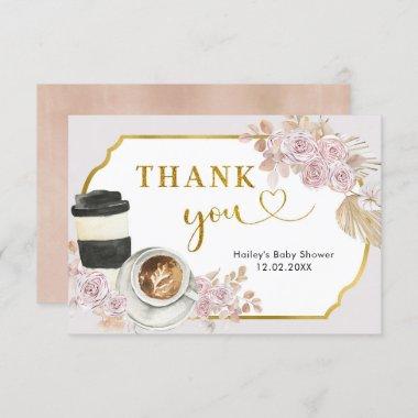Boho Love is Brewing Bridal Shower Thank You Invitations