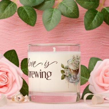 Boho Love is Brewing Floral Bridal Shower Brunch Scented Candle