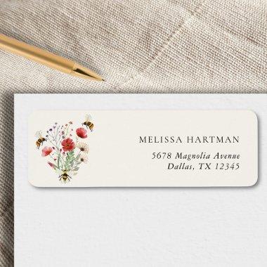 Boho Meant To Bee  Return Address Label