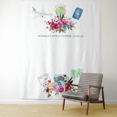 Boho Miss To Mrs Bridal Shower Photo Booth Tapestry