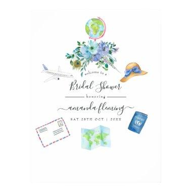 Boho Miss To Mrs Bridal Shower Welcome Poster