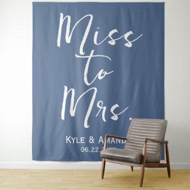 Boho Miss to Mrs Wedding Bridal Shower Backdrop