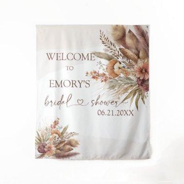 Boho Pampas Grass  Backdrop Tapestry