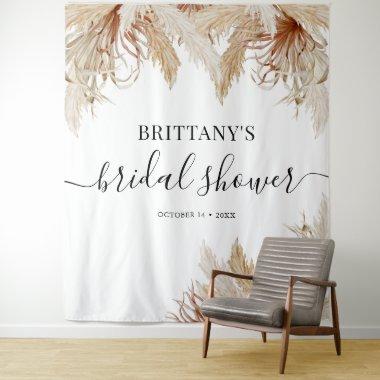 Boho Pampas Grass  Tapestry