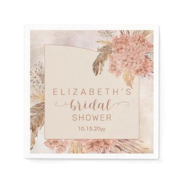 Boho Pampas Grass | Hydrangeas  Napk Napkins