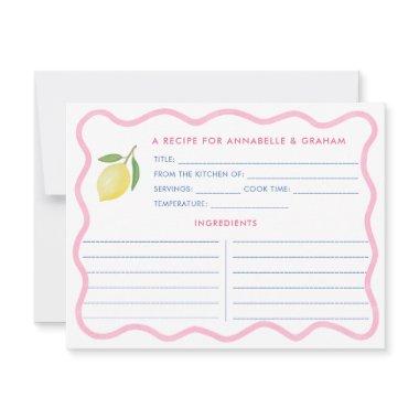 Boho Pink Squiggle Lemon  Recipe
