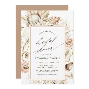 Boho Protea Pampas Grass Floral