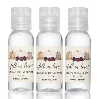 Boho Pumpkin Fall In Love  Favors Hand Sanitizer
