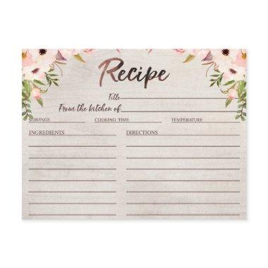 Boho Rustic Floral  Recipe