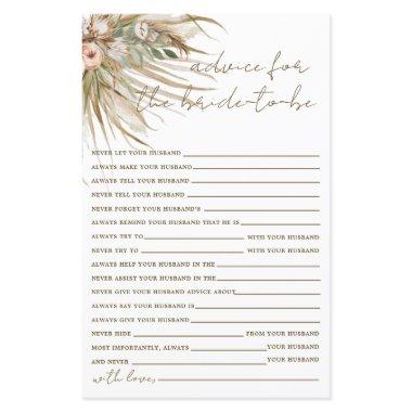 Boho Rustic Pampas Grass Floral Advice for Bride