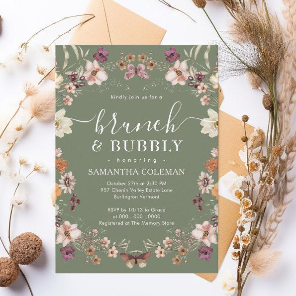 Boho Sage Green Brunch and Bubbly