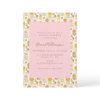Boho Scandinavian Pink Flowers