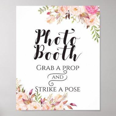 Boho Sign - Boho Floral - Photobooth Sign