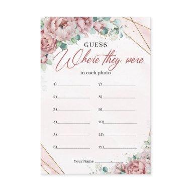 Boho Spring Blush floral gold Where they were