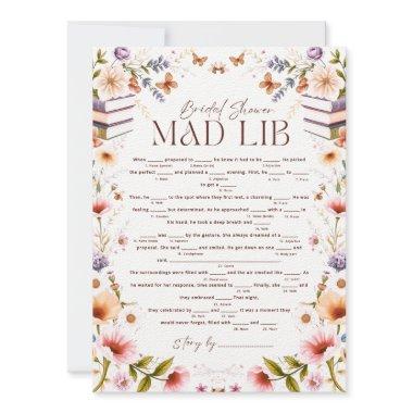 Boho Storybook Floral Mad Libs  Game