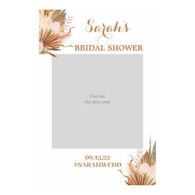 Boho Terracotta Bridal Shower Photo Prop Poster