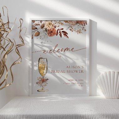 Boho Terracotta  Welcome Poster