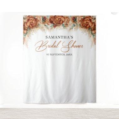 Boho Terracotta burnt orange copper  Tapestry