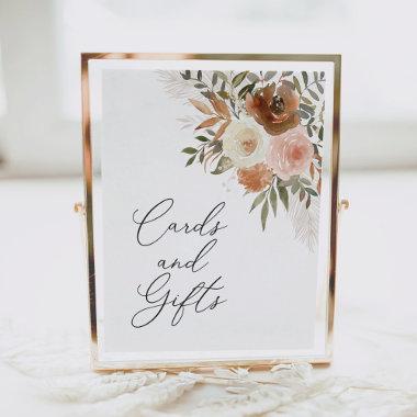 Boho Terracotta Floral  and Gifts Sign