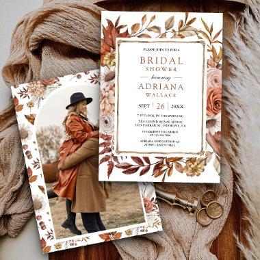 Boho Terracotta Floral Photo