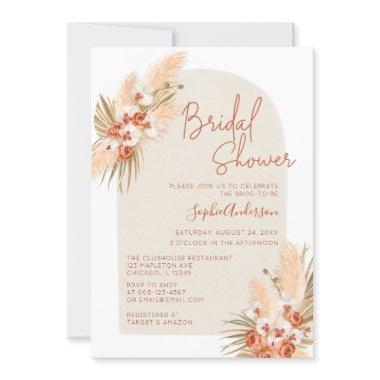 Boho Terracotta Pampas Grass