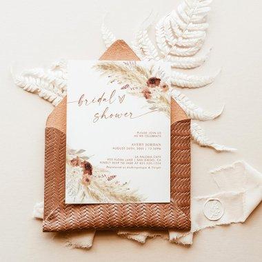 Boho Terracotta Pampas Grass
