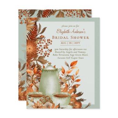 Boho Terracotta Sage Tea Party Baby