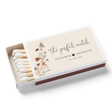 Boho Tiny Wildflower  Matchboxes