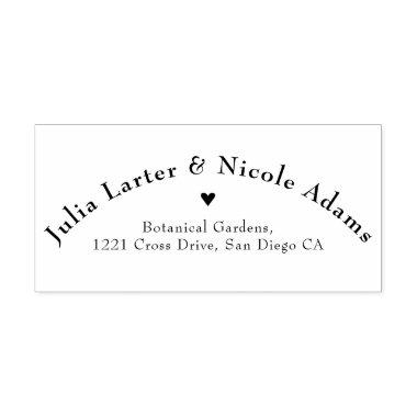 Boho Tribal feather Dreamcatcher Wedding Self-inking Stamp