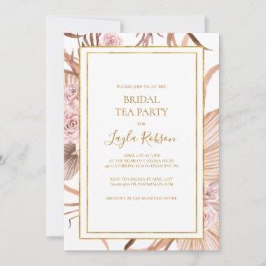 Boho Tropical Botanical | Bridal Tea Party Invitations