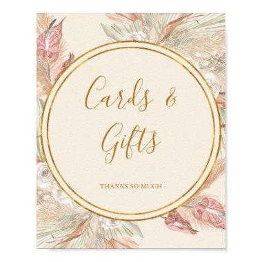 Boho Tropical Botanical Ivory  and Gifts Sign