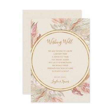 Boho Tropical Botanical Ivory Wedding Wishing Well Enclosure