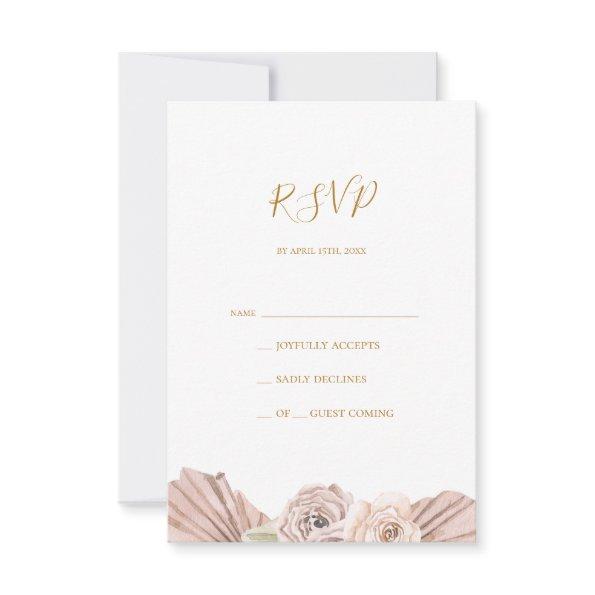 Boho Tropical Botanical | RSVP Card