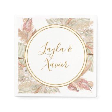 Boho Tropical Botanical | Wedding Napkins
