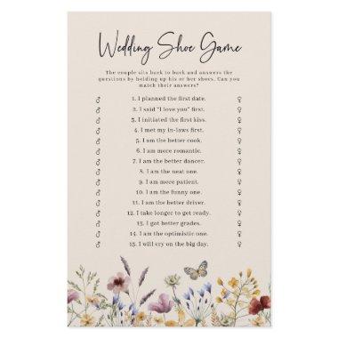 Boho Wedding Shoe Game