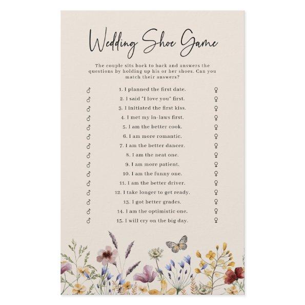 Boho Wedding Shoe Game