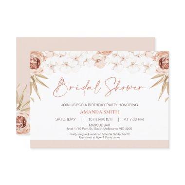 Boho White Orchards Palm Leaf