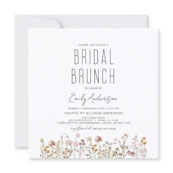 Boho Wildflower Bridal Brunch