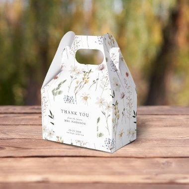 Boho Wildflower  Favor Boxes
