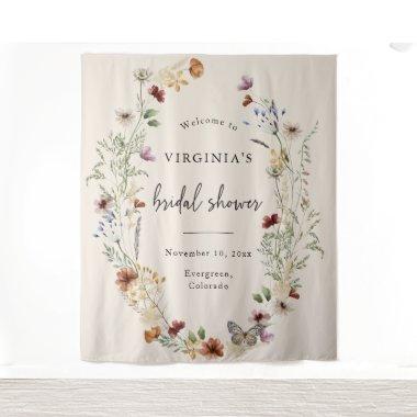 Boho Wildflower  Tapestry