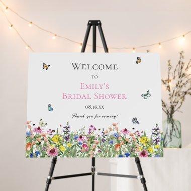 Boho Wildflower  Welcome Foam Board