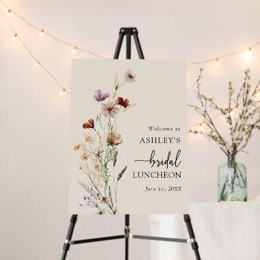 Boho Wildflower Luncheon Foam Board