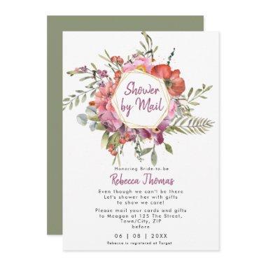 boho wildflower shower by mail