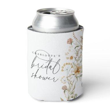 Boho Wildflowers Minimal  Favors Can Cooler