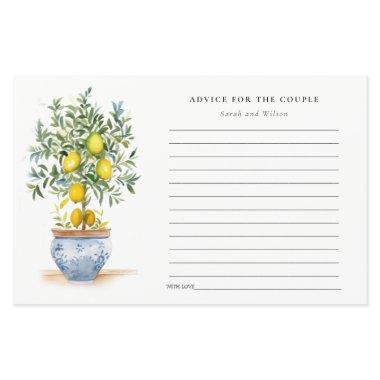 Boho Yellow Lemon Tree Advice For Couple