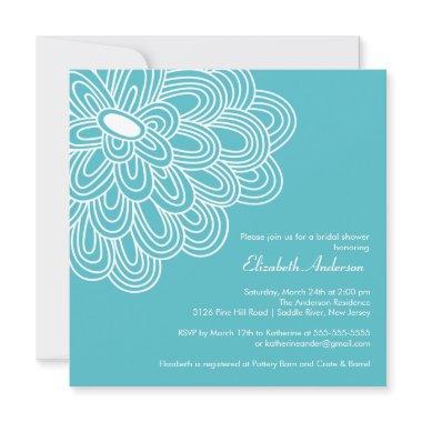 Bold Bloom Turquoise
